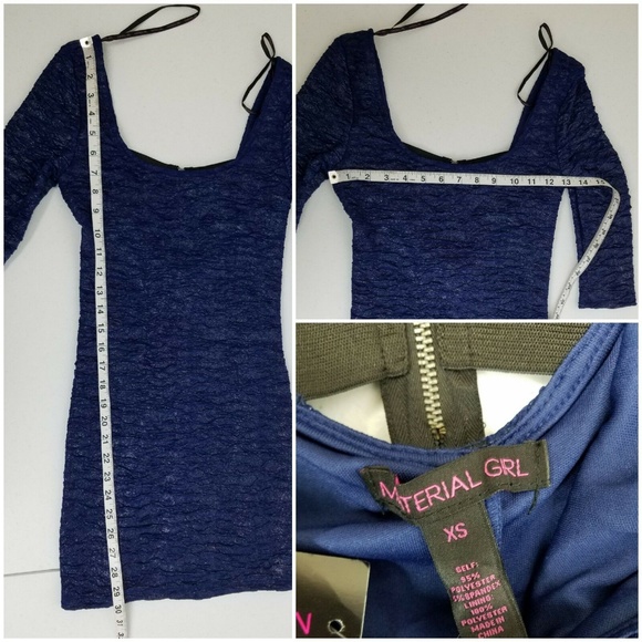 Material Girl Dress  XS, large Bodycon Bandage - Picture 5 of 7